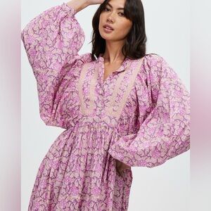 Kinga Scilla Rani Floral Mascali Dress sz6